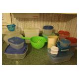 Strainer, milk pitcher, tupperware & containerw/ls Strainer, milk pitcher, tupperware & containerw/ls