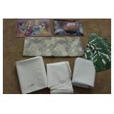 3 Table Protectors 6 placemats and table cloth 3 Table Protectors 6 placemats and table cloth