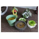 2 sm birdhouses candles ashtray hand 2 sm birdhouses candles ashtray hand
