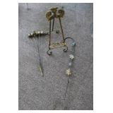 Cast Stand garden stake and garden piece Cast Stand garden stake and garden piece