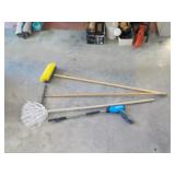 Mop Scrub Brush Squeegee and Spray wand Mop Scrub Brush Squeegee and Spray wand