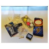 Golf Tees balls and gloves Golf Tees balls and gloves