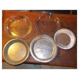 5 Pie dishes/ pans 5 Pie dishes/ pans