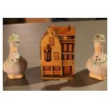 Goose S&P shakers / match stick holder Goose S&P shakers / match stick holder