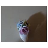 Fine Bone China shoe/flowers Fine Bone China shoe/flowers