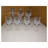 7 Crystal Stem Glasses 7 Crystal Stem Glasses