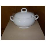 Soup Serving dish w/ Ladel Soup Serving dish w/ Ladel