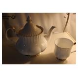 Royal Albert Tea Pot and Cup Royal Albert Tea Pot and Cup