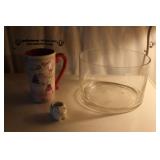 Bowl mug and sm frog Bowl mug and sm frog