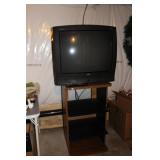 RCA Tube Tv and Kenwood Stand RCA Tube Tv and Kenwood Stand