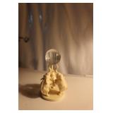 Elephants w Crystal ball figurine Elephants w Crystal ball figurine
