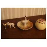 Ring Holder / Ceramic Pomander/ sm lambs Ring Holder / Ceramic Pomander/ sm lambs