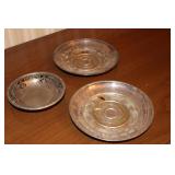 3 Silver plates 3 Silver plates