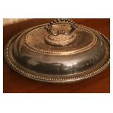 Silver Plated Warming pan w/ dish Silver Plated Warming pan w/ dish