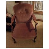 Vintage High Back Arm Chair Vintage High Back Arm Chair
