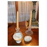 2 CandleStick Holders /egg/ dish 2 CandleStick Holders /egg/ dish