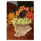 Cake Stand w/ Plastic Fruit Cake Stand w/ Plastic Fruit