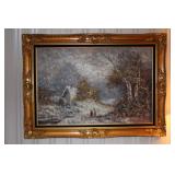 Marie Charlot Painting Signed 32' x 44 ' Marie Charlot Painting Signed 32' x 44 '