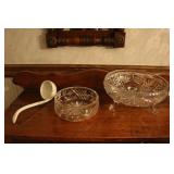Crystal Punch Bowl's / Laddel Crystal Punch Bowl's / Laddel