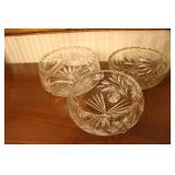 Crystal bowls Crystal bowls