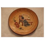 Vintage Glen View Pottery 1973 Mothers Day Plate Vintage Glen View Pottery 1973 Mothers Day Plate
