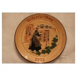 Vintage Glen View Pottery 1975 Mothers Day Plate Vintage Glen View Pottery 1975 Mothers Day Plate