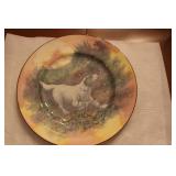 Antique Royal Doulton English Setter Plate D6313 Antique Royal Doulton English Setter Plate D6313