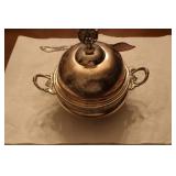 Triple Crown S.P silver plated Butter dish Triple Crown S.P silver plated Butter dish