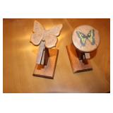 Wooden Butterfly Clips Wooden Butterfly Clips