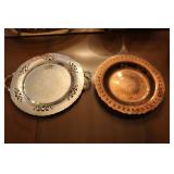 2 Silver Plated trays 2 Silver Plated trays