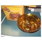 Carnival Glass 26pc Princess Punch Bowl Set Carnival Glass 26pc Princess Punch Bowl Set