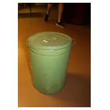 Vintage Galvanized Storage can Vintage Galvanized Storage can