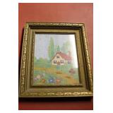 Needle point Framed Art work Needle point Framed Art work