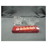 salt and pepper shakers and dishes