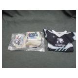 collector cards and mini jersey