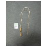 necklace with watch pendent .