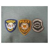 police patches .