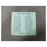1948 Detroit Tigers schedules.