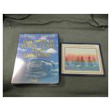 VHS tape and boat print