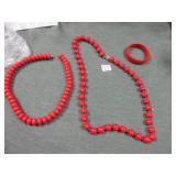 necklaces and bracelet