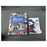 NHL & MLB books .
