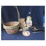 Baskets and misc items