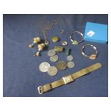 Jewelry, coins