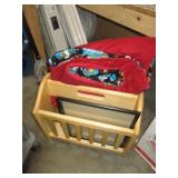 magazine rack, picture frames and more