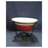 Bowl on stand