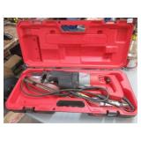 milwauke resiprocating saw with blades and case