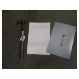 Miniature ball peen hammer: all metal