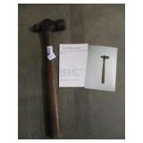 Ball peen hammer: octagon necks