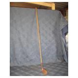 Antique wooden golf club