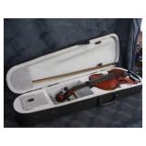 Violin in case